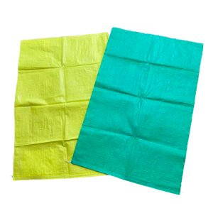 Sacs tissés en PP de couleur unie