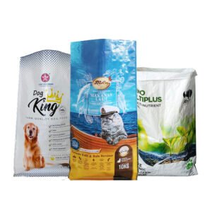 Sac d'alimentation pour animaux de compagnie tissé en PP